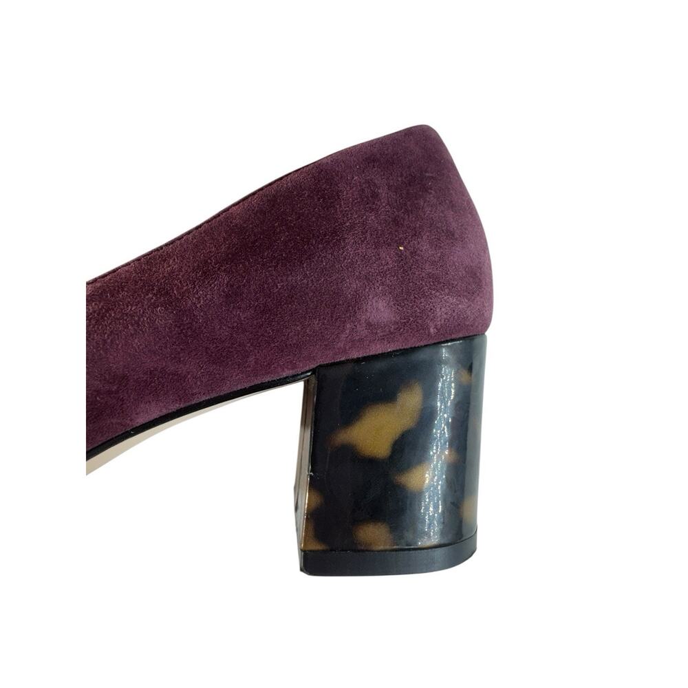 Talbots Isa Heels Block Tortoise Pattern Suede 7m… - image 2